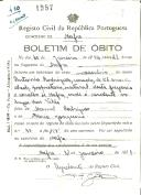 Boletim de Óbito 1987
António Rodrigues
Coval 480