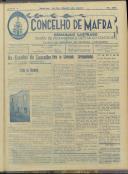 O Concelho de Mafra: Semanário ilustrado. Órgão de Propaganda e Defesa do Concelho, Ano 1, n.º 20