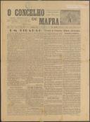 O Concelho de Mafra: Jornal Regionalista, Ano 7, n.º 295