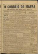 O Correio de Mafra: Jornal semanal, noticioso e agrícola, defensor dos interesses da Comarca de Mafra, Ano 2, n.º 27