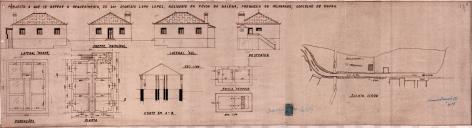 OP Díonisio Lapa Lopes - Póvoa da Galega / Milharado - Edificar casa de habitação - Licença de construção nº 914/1950, de 10 de Agosto - Licença de utilização nº 542/1951, de 2 de Junho