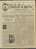 O Concelho de Mafra: Semanário ilustrado. Órgão de Propaganda e Defesa do Concelho, Ano 1, n.º 18