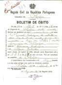 Boletim de Óbito 953
Manuel Rodrigues
Coval 529