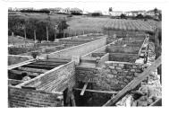 Fotografia da construção do Hospital da Irmandade de Nossa Senhora das Dores - Mafra