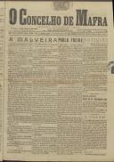 O Concelho de Mafra: Jornal Regionalista, Ano 15, n.º 470