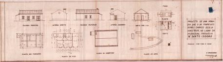 OP Francisco Gomes - Picanceira / Santo Isidoro - Construir uma moradia - Licença de construção nº. 1664/1951 - Licença de utilização nº. 126/1964.