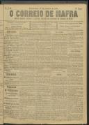 O Correio de Mafra: Jornal semanal, noticioso e agrícola, defensor dos interesses da Comarca de Mafra, Ano 4, n.º 144