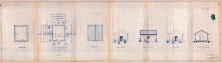 OP António Serafim Rodrigues Escola - Casais da Areia / Encarnação - Construir casa para arrecadação e palheiro com 45 m2 e corte com 4 m2 - Licença de construção nº 1562/1959 