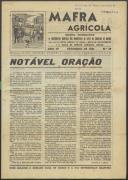 Mafra Agrícola: Boletim informativo da Cooperativa Agrícola dos Produtores de Leite do Concelho de Mafra, Ano 4, n.º 39