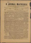 O Jornal Mafrense: Semanário noticioso, agrícola, científico, literário e recreativo, Ano 10, nº 490