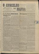 O Concelho de Mafra: Jornal Regionalista, Ano 10, n.º 355