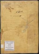 Este livro há-se servir para os manifestos do Real de Água, das carnes e vai por mim rubricado e numerado com a rubrica que uso - Barros - e leva no fim encerramento por mim assinado. Ericeira, 4 de Junho de 1804. Francisco Franco de Barros. 