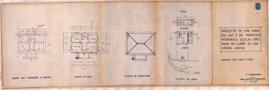 OP Francisco Rodrigues - Carvoeira - Construir casa de rés de chão para habitação - Licença de construção nº 260/1952 - Licença de utilização nº 313/1964.