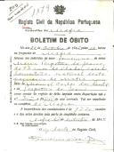 Boletim de Óbito 1179
Maria Perpétua de Jesus
Coval 205