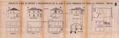 OP José Rodrigues Teixeira Leite - Construir casa de habitação, Estrada da Asseiceira Pequena - Venda do Pinheiro - Licença de construção nº 91/1949 - Licença de utilização nº 661/1949