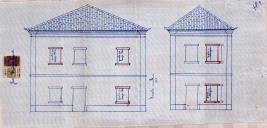 OP José Quirino Casado - Rua Fonte do Cabo e Rua Prudêncio Franco da Trindade, na Ericeira - Alterar fachada de prédio - Licença de construção nº 1506/1941.