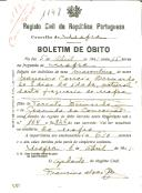 Boletim de Óbito 1048
Francisco Correia Bernardo
Coval 182