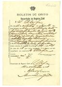 Boletim de óbito A1799
Emília de Jesus
Coval 109