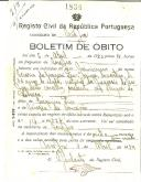 Boletim de Óbito 1836
Maria da Nazaré Dias
Coval 215