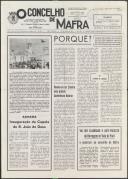 O Concelho de Mafra: Jornal Regionalista, Ano 38, n.º  806