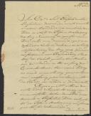 Ofício do sub prefeito de Torres Vedras, Francisco Botto Pimentel de Mendonça, para o presidente da Câmara Municipal da Carvoeira, a ordenar a conclusão dos autos de posse e avalições dos bens nacionais até 22 de Julho de 1834. 