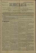 Democracia: Semanário republicano de Mafra, Ano 3, n.º 151