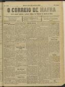 O Correio de Mafra: Jornal semanal, noticioso e agrícola, defensor dos interesses da Comarca de Mafra, Ano 6, n.º 220