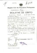 Boletim de Óbito 2204
Ana de Jesus Rodrigues
Coval 278