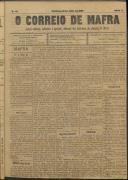 O Correio de Mafra: Jornal semanal, noticioso e agrícola, defensor dos interesses da Comarca de Mafra, Ano 2, n.º 34