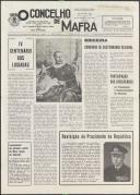 O Concelho de Mafra: Jornal Regionalista, Ano 38, n.º  807