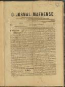 O Jornal Mafrense: Semanário noticioso, agrícola, científico, literário e recreativo, Ano 9, nº 440