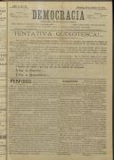 Democracia: Semanário republicano de Mafra, Ano 1, n.º 39