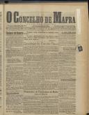 O Concelho de Mafra: Jornal Regionalista, Ano 13, n.º 419