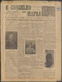 O Concelho de Mafra: Jornal Regionalista, Ano 10, n.º 335