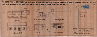 OP Adelino Francisco - Cabeço dos Cartaxos / Igreja Nova - Construir casa para habitação - Licença de construção nº 608/1947 - Licença de utilização nº 1763/1963. 