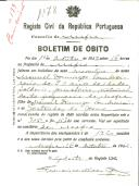 Boletim de Óbito 1178
Manuel Domingos Sombreireiro
Coval 189