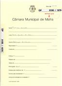 OP 5195/1970 - Patricio Manuel - Mata Grande - ampliação de moradia, Mata Grande / Igreja Nova - licença de construção nº 474/1970 - licença de utilização nº 325/1970  