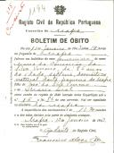 Boletim de Óbito 1194
Maria da Conceição da Silva Veneno
Coval 215