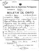 Boletim de Óbito 1931
Manuel Esteves Miranda
Coval 416