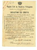 Boletim de Óbito 633
Virgílio Sabino de Oliveira
Coval 29