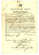 Boletim de óbito A1815
Maria da Conceição
Coval 124