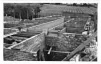 Fotografia da construção do Hospital da Irmandade de Nossa Senhora das Dores - Mafra