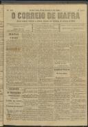 O Correio de Mafra: Jornal semanal, noticioso e agrícola, defensor dos interesses da Comarca de Mafra, Ano 4, n.º 151