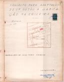 OP José Maria de Andrade - Ericeira - Ampliar casa de habitação com um 1º andar - Licença de Obra nº. 604/1957, 605/1957 - Licença de utilização nº. 482/1958.