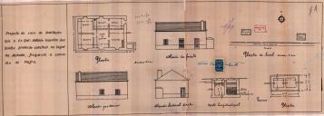 OP António Valentim dos Santos - Achada / Mafra - Construir moradia - Licença de construção nº 350/1946 - licença de utilização nº 476/1063