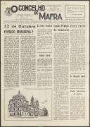 O Concelho de Mafra: Jornal Regionalista, Ano 32, n.º  749