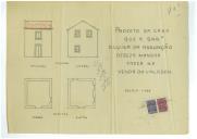 OP Luisa da Assunção - Venda do Valador / Malveira - Reconstrução de uma casa para recolha de gado e palheiro - Licença de construção nº. 448/1943.