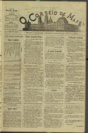 O Correio de Mafra: Jornal semanal, noticioso e agrícola, defensor dos interesses da Comarca de Mafra, Ano 8, n.º 307