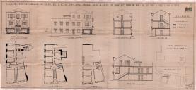 OP João Lopes - Largo Almirante Reis, em Mafra. Modificar e ampliar 2º andar. Licença de construção nº 166/1940 - Licença de utilização nº 99/1943.