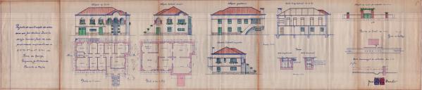 OP José António Duarte - Póvoa da Galega / Milharado - Construir um prédio - Licença de construção nº. 411/1943.